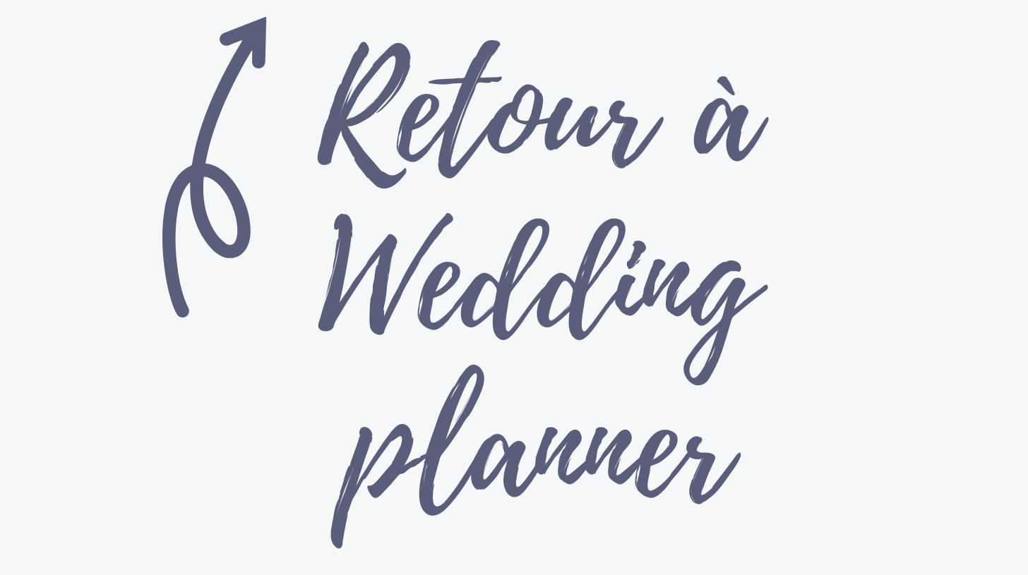 Folk&Curious : lien pour retourner à la page des prestations de Wedding Planner.