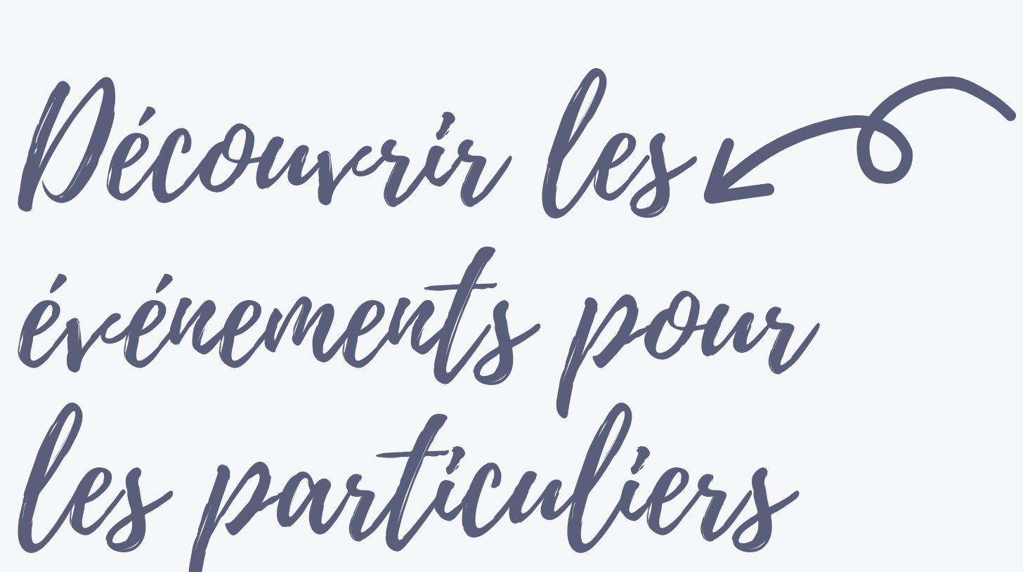 Folk&Curious : lien vers les offres d'événements pour les particuliers : mariages, anniversaires, EVJF et fêtes de famille.