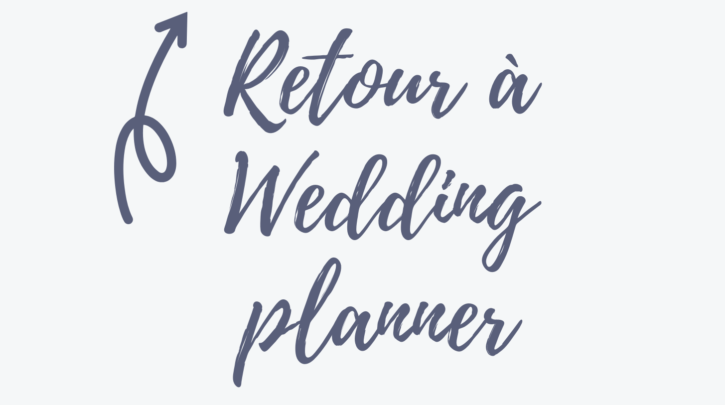 Folk&Curious : lien pour retourner à la page des prestations de Wedding Planner.